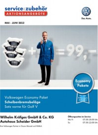 Volkswagen Aktionsangebote Mai 2012 KW18