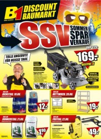 B1 Discount-Baumarkt Sommer Spar Verkauf Juni 2012 KW24