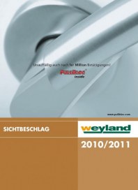 Weyland GmbH Sichtbeschlag 10/11 Mai 2012 KW21