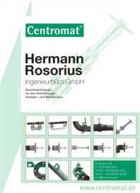 Hermann Rosorius Ingenieurbüro GmbH Spezialwerkzeuge für den Rohrleitungs-, Anlagen- und Behälterbau