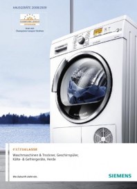 Siemens-Electrogeräte GmbH EXTRAKLASSE-Geräteprogramm Juni 2012 KW22