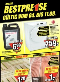 B1 Discount-Baumarkt Unsere Bestpreise August 2012 KW31