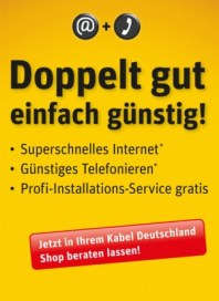 Kabel Deutschland Doppelt gut einfach günstig Februar 2013 KW07