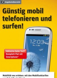 Kabel Deutschland Günstig mobil telefonieren und surfen November 2013 KW46