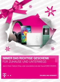 Telekom Shop Immer das richtige Geschenk Dezember 2014 KW50