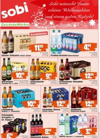 Sobi Getränkemarkt Aktuelle Angebote Januar 2015 KW01