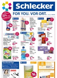 SCHLECKER For you. Vor Ort April 2012 KW18 SCHLECKER For you. Vor Ort April 2012 KW18