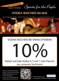 van Achterbak Liquor Dealer Vodka Wochen Mai 2012 KW19