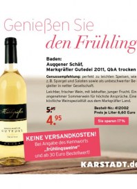 Karstadt Feinkost Karstadt Feinkost - Genießen Sie den Frühling Mai 2012 KW19