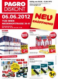 Pagro-Diskont Pagro - Neueröffnung Niederhofstrasse - 06.06. - 12.06.2012 Juni 2012 KW23 Pagro-Diskont Pagro - Neueröffnung Niederhofstrasse - 06.06. - 12.06.2012 Juni 2012 KW23