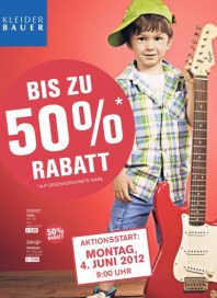 Kleider Bauer Bis zu 50 % Rabatt Juni 2012 KW23