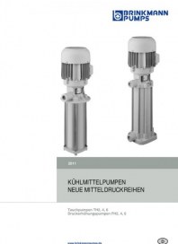 BRINKMANN PUMPEN K. H. Brinkmann GmbH & Co. KG Neue Mitteldruckreihe TH/FH Mai 2012 KW21