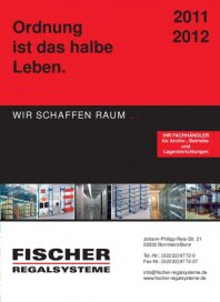 Fischer Regalsysteme Inh. Edgar Fischer e. K. Büroregale 2011/2012 Januar 2011 KW52