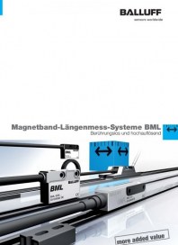 Balluff GmbH Magnetband-Längenmesssysteme BML Mai 2012 KW21