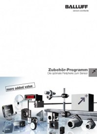 Balluff GmbH Zubehör-Programm Mai 2012 KW21