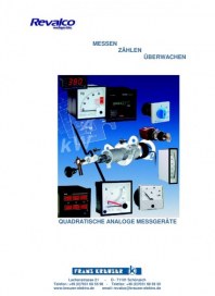 FRANZ KREUZER Elektro Bauelemente Analoge Schalttafelinstrumente Mai 2012 KW22