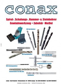 conax · Axel Graneist Spiral-, Schalungs-, Hammer- u. Steinbohrer Mai 2012 KW22