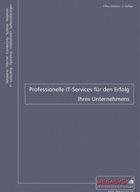Megasys Informationstechnologie e.K. Professionelle IT-Services für den Erfolg Ihres Unternehmens Ma Megasys Informationstechnologie e.K. Professionelle IT-Services für den Erfolg Ihres Unternehmens Ma