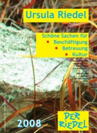 Riedel GmbH Ursula Riedel-Katalog für Beschäftigung Juni 2012 KW22