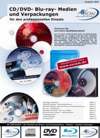AV.COM GmbH CD/DVD- Blu Ray Medien und Verpackungen Juni 2012 KW22 AV.COM GmbH CD/DVD- Blu Ray Medien und Verpackungen Juni 2012 KW22