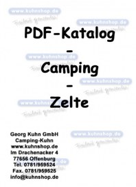 Georg Kuhn GmbH / Camping Kuhn Camping Zelte Juni 2012 KW23
