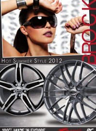 Brock Alloy Wheels GmbH Brock Sommerkatalog 2012 -  Hot Summer Style Januar 2012 KW52