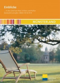 MÜNSTERLAND e.V. | Tourismus Einblicke in das Land von Rad, Schloss und Kultur Juni 2012 KW23