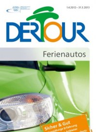 DERTOUR GmbH & Co.KG Ferienautos 2012/2013 Januar 2012 KW52