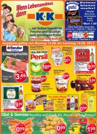 K+K - Klaas & Kock Wenn Lebensmittel, dann K+K August 2012 KW33 1 K+K - Klaas & Kock Wenn Lebensmittel, dann K+K August 2012 KW33 1