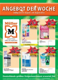 Müller Angebote der Woche August 2012 KW33 Müller Angebote der Woche August 2012 KW33