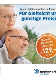 becker+flöge Für Gleitsicht und günstige Preise August 2012 KW35 becker+flöge Für Gleitsicht und günstige Preise August 2012 KW35