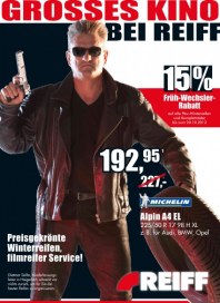 REIFF Reifen und Autotechnik Großes Kino bei Reiff September 2012 KW39 REIFF Reifen und Autotechnik Großes Kino bei Reiff September 2012 KW39