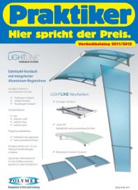 Praktiker Vordachkatalog 2012 / 2013 November 2012 KW47 Praktiker Vordachkatalog 2012 / 2013 November 2012 KW47