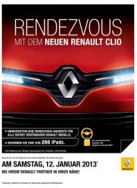Autohaus Popp Der neue Renault Clio Januar 2013 KW02 Autohaus Popp Der neue Renault Clio Januar 2013 KW02