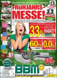 BBM Einrichtungshäuser Frühjahrsmesse Februar 2013 KW09 BBM Einrichtungshäuser Frühjahrsmesse Februar 2013 KW09