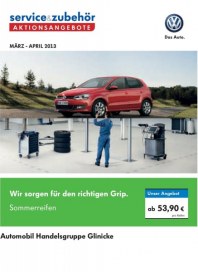 Volkswagen Aktionsangebote März - April 2013 März 2013 KW09
