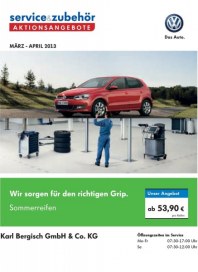 Volkswagen Aktionsangebote März - April 2013 März 2013 KW09 6