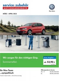 Volkswagen Aktionsangebote März - April 2013 März 2013 KW09 9 Volkswagen Aktionsangebote März - April 2013 März 2013 KW09 9