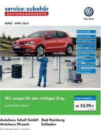 Volkswagen Aktionsangebote März - April 2013 März 2013 KW09 10 Volkswagen Aktionsangebote März - April 2013 März 2013 KW09 10