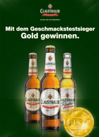 Clausthaler Mit dem Geschmackstestsieger Gold gewinnen März 2013 KW12