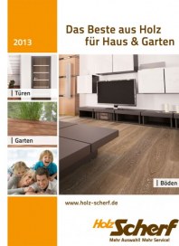 Holz Scherf Das Beste aus Holz für Haus & Garten April 2013 KW14