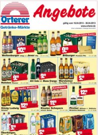 Orterer Getränkemarkt Aktuelle Angebote April 2013 KW16 1
