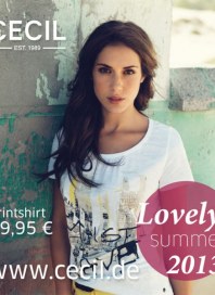 Cecil Lovely Summer! 2013 Mai 2013 KW19 Cecil Lovely Summer! 2013 Mai 2013 KW19