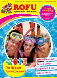 Rofu Kinderland Sommerkatalog Spielwaren April 2013 KW14