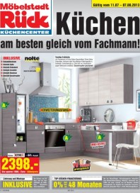 Möbelstadt Rück Küchen Angebote und Badmöbel Juli 2013 KW28