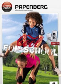 Sport 2000 Sport Angebote „cool for school“ August 2013 KW33 1