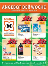 Müller Drogerie Angebot der Woche August 2013 KW35