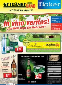 Getränkeland Getränke Angebote gültig ab: 09.09.2013 September 2013 KW37 Getränkeland Getränke Angebote gültig ab: 09.09.2013 September 2013 KW37