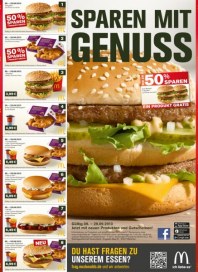 McDonald's 50% Sparen September 2013 KW37 McDonald's 50% Sparen September 2013 KW37