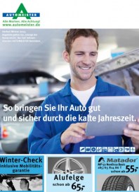 AUTOMEISTER Gut und sicher durch den Winter September 2013 KW37 AUTOMEISTER Gut und sicher durch den Winter September 2013 KW37